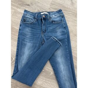 KanCan Women Blue Wash High Rise Skinny Jeans Size 3 25